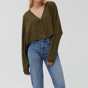 NWOT Out From Under Corey Dolman Cropped Cardigan